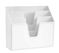 Acrimet Horizontal Trieur Organisateur de Document A4 (Plastique) (Couleur Blanc)