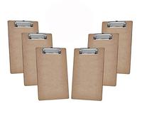 Acrimet Porte-bloc avec Pince à Profil Bas Format Lettre A4 (33 x 23 cm) (Carton Rigide) (Lot de 6 pièces)
