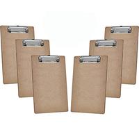 Acrimet Porte-bloc avec Pince à Profil Bas Format Mémo A5 (23,2 x 16,2 cm) (Carton Rigide) (Lot de 6 pièces)