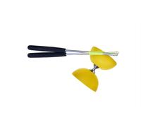 Acrobat 105 Diabolo en caoutchouc avec baguettes en aluminium, jaune