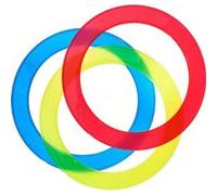 Acrobat anneaux de jonglerie junior 24 cm 3 pièces Multicolore G