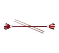 Eureka Bâtons de jonglerie Acrobat fleurs 75 cm Rouge 3 pièces