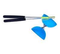 Acrobat - Ensemble 105 Diabolo En Caoutchouc Bleu Clair + Bâtons En Aluminium