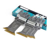 Acroma Lot de 5 lames oscillantes universelles M42 HSS bimétalliques pour outil multifonction, lame extra longue de 5,1 cm et 7,6 cm, idéales pour couper plongeantaffleurer à plusieurs matériaux