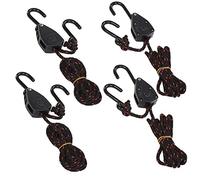 Acronde Lot de 4 Sangles de Fixation à cliquet pour Kayak et canoë 3 mm