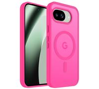 ACRONIX Coque pour Google Pixel 10a(2026) - Compatible avec MagSafe et Pixelsnap, Protection Écran et Caméra, Dos Mat Translucide en PC Dur - Rose Vif