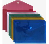 ACROPAQ 10 Pochettes Porte -Documents A4 avec Scratch- Restez Organisé avec Style