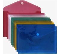 ACROPAQ 10 Pochettes Porte -Documents A4 avec Scratch- Restez Organisé avec Style G