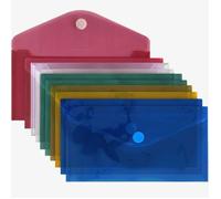 Acropaq 10 Pochettes Porte Documents A5 avec Scratch- 10 x Pochettes de Documents A5 - Pochette Porte Document