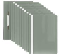 ACROPAQ - 10 x Chemise Plastique A4 - Pochette frontale transparente, Chemises de Présentation A4 jusqu'à 70 pages, Bleu Pastel - Classeur A4, Porte Documents A4