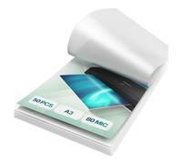 Acropaq - 80 microns - pack de 50 - limpide - 303 x 426 mm film protecteur