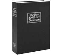 ACROPAQ Coffre Fort Discret Livre - Coffre-fort Livre avec serrure à combinaison - Sécurisez vos objets - Noir