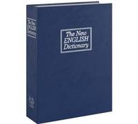 ACROPAQ Coffre Fort Discret Livre- Coffre-fort Livre avec serrure à combinaison- Sécurisez vos objets- Bleu Bleu G