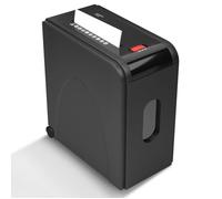 ACROPAQ - Destructeur de Documents - Niveau de sécurité P4, 10 Feuilles, Poubelle de 16 litres, détruit également Les CD, Cartes - Destructeur de Papier pour Le Bureau/la - Noir APS410K