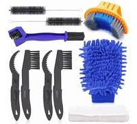 ACROPAQ Kit de nettoyage pour vélo - Ensemble de 10 outils - Gardez votre vélo impeccable