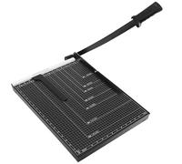 ACROPAQ Massicot Sans Lame, Coupe-Papier à Levier, Capacité de Coupe 8 Feuilles, Coupe Jusqu'à 460mm, Format Compact - Guillotine Papier, Coupe-Papier pour A3 et A4