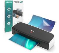 ACROPAQ Plastifieuse A4 80-125 microns- Bouton anti-bourrage- 15 Feuilles Plastifieuses-Economie 75% Energie