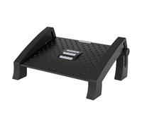 ACROPAQ - Repose Pied Bureau - Avec fonction de massage, Antidérapant, 6 hauteurs réglables - Repose pieds ergonomique, Repose-pieds - Noir