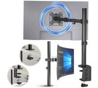 ACROPAQ Support Écran PC 13"" à 32""- Bras Ecran Universel- Rotation 360°- Rehauseur ecran- Montage Rapide Épaisseur 10-88mm