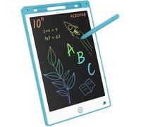 ACROPAQ Tablette Dessin Enfant 10 pouces- Ardoise Magique Ecran couleur LCD- tablette LCD-(Pile CR2025 incluse) Bleu
