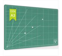 ACROPAQ Tapis de Decoupe A3 - Auto-Réparateur, A3 (45 x 30 cm), 5 Couches de protection pour vos meubles, Avec grilles et repères d'angle sur les deux faces - Tapis de Bricolage, Tapis decoupe