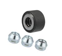 ACROPIX Outil universel d'installation de goujons de roue, outil de goujon de pneu, M12 x 1,25 M12 x 1,5 M14 x 1,5, fer, avec écrous de roue hexagonaux de 1,9 cm, ton argent, 1 jeu de pièces de