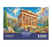 Acropole d'Athènes Puzzle 1000 Pièces, Difficile Puzzles pour Adults EnfFourmi, Jeu De Défi Intellectuel 38x26cm/1000pcs