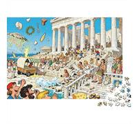 Acropolis Athènes Antiquité Anarchie Puzzle en Bois Imperméable DIY Puzzles De 1000 Pièces pour Adultes Cadeaux Amusant De Décoration pour La Maison