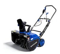 ACROSSPART Souffleuse à neige électrique professionnelle 2400 W avec lumières LED et roues antidérapantes, largeur de travail de 56 cm, profondeur de nettoyage de 33 cm, canal d'éjection rotatif à 180