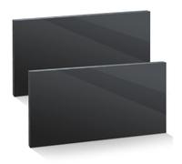 Acrux7 Lot de 2 feuilles de plastique polyéthylène haute densité 15,2 x 30,5 x 1,27 cm - Bloc en plastique solide en polyéthylène haute densité pour bricolage, projets d'artisanat, panneau d'usinage