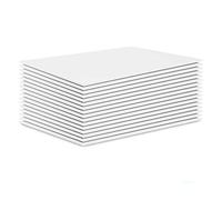 Acrux7 Lot de 20 planches en mousse de 27,9 x 35,6 cm, noyau en mousse de 0,3 cm d'épaisseur, panneaux de cuisson en polystyrène pour présentations, école, bureau et projets artistiques