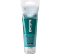 Acryl color, vert de phtalo en tube de 120 ml, 23551012, peinture acrylique pour artistes, brillante, très résistante à la lumière et sans cadmium, pour la peinture acrylique, techniques mixtes