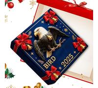 - Acrylic, 9.45x9.45in Christmas Bird Advent Ornament Set Festive Countdown | Reusable Hanging Decor Holiday Display, Tree Decoration Kit For Home, Office, Party, Christmas Tree,