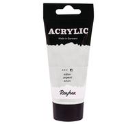 Acrylic, Argent, Peint.Acrylique D'artistes, Tube - 75ml