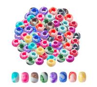 Acrylic Beads, Large Hole Charm Beads, DIY Craft Bead for Jewelry Making
