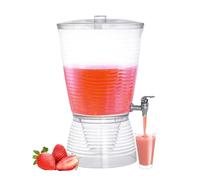 Acrylic Beverage Dispenser | Beverage Container With Stand For Juice/tea/soda & Lemonade | Beer Pitchers For Countertop Tea Commercial Pantry Kitchen Coffee Home Iced Water Wine Restaurant