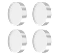 Acrylic Blocks, Clear Polished Display Cubes Set, 7.5x7.5x2.5cm Jewelry Showcase Stand Holder For Rings Bracelets Earrings Gems Collectibles Souvenirs Figurines Photography Retail Exhibition Use