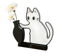 Acrylic Cat Whiskers Storage Keepsake - Secure Magnetic Case, Preserve Precious Feline Mementos, Mount Kitchen Appliance Surfaces, Protect Delicate Pet Souvenirs, Compact Box Display | for