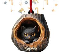 Acrylic Christmas Ornaments - Animal Christmas Tree Decorations | Animal Christmas Tree Ornaments | Cute Pendant Christmas Ornaments | Bag Pendant, 2D Acrylic Koala Monkey Cat Car Ornament