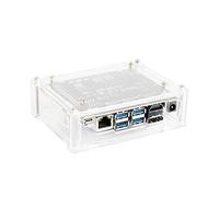 Acrylic Clear Case (Type A) for NVIDIA Jetson Nano Developer Kit Easy Access to The Peripheral Connectors and Supports Cooling Fan