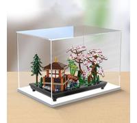 Acrylic Display Case Compatible avec Lego 10315 Icons Le Jardin Paisible, Vitrine Acrylique Dustproof Display Case for Lego 10315 - Lego Modèle Non Incluse (Style B)