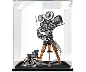 Acrylic Display Case Compatible avec Lego Walt Disney Tribute Camera 43230, Vitrine Acrylique Dustproof Display Case for Lego 43230 - Modèle Non Incluse (Style A)