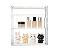 Acrylic Display Case, Doll Storage Box, Collectibles Organizer with Magnetic Door, Storage Accessory, Display Gadget with Adjustable Shelf, Supplies for Books Toys Dolls Figures Souvenirs