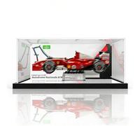 Acrylic Display Case for Lego 11375 Ferrari F2004 Race Car with Schumacher Model Display Box, dustproof Clear Storage Box Compatible with Lego 11375 (Case Only, no Model) (Background B)