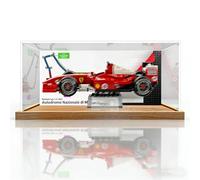 Acrylic Display Case for Lego 11375 Ferrari F2004 Race Car with Schumacher Model Display Box, dustproof Clear Storage Box Compatible with Lego 11375 (Case Only, no Model) (Background A)