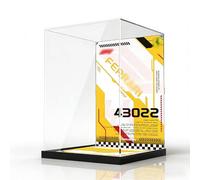 Acrylic Display Case for Lego 43022 Ferrari Team HP Lewis Hamilton Helmet Clear Storage Box Compatible with Lego 43022 (Case Only, No Model)