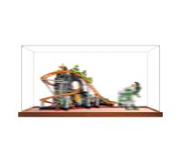 Acrylic Display Case for Lego 60501 Lava Montagnes Russes Set (3MM (Base A))