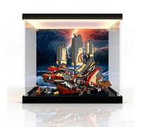 Acrylic Display Case for Lego 71848 Temple Reward Number, Protective and Decorative Model, Dust-Proof Storage, Size: 65X35X55 cm (Tricolor lightbox B)