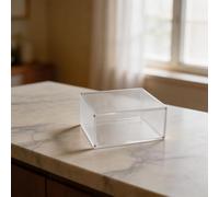 Acrylic Display Case for pour tcg Booster Box 5.5x3x4.9in Acrylic(B) | Fits ETB boxes snugly, 5.5x3x4.9in inner size, prevents card movement, clear visibility