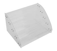 Acrylic Display Stand Rack Organizer | Multi - Layer Cosmetic Storage Box for Makeup / Glasses / Jewelry | Clear Acrylic Organizer with 3 to 5 Tiers (5 Layers Size:26x26x71cm / 10.24x10.24x27.95in)